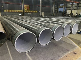 DN350內襯不銹鋼螺旋管