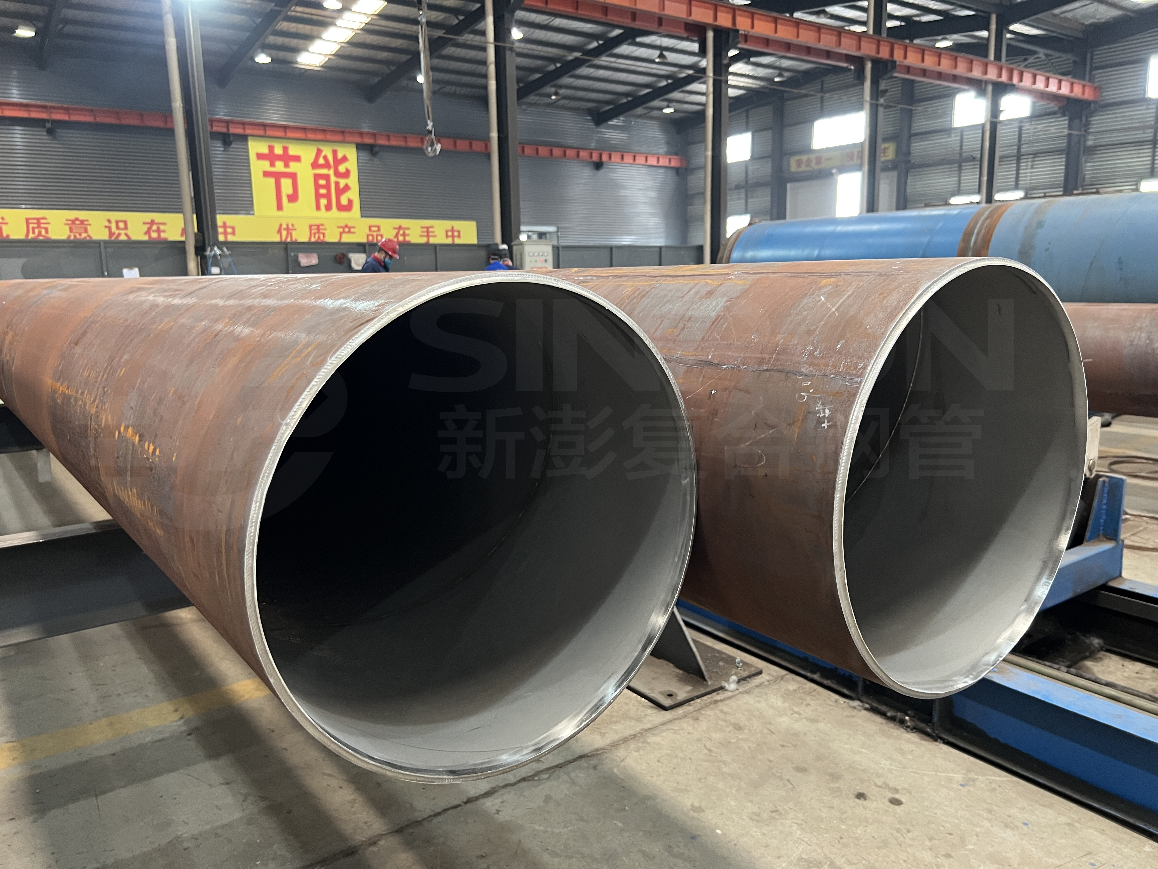 內襯不銹鋼復合管正旋壓復合工藝