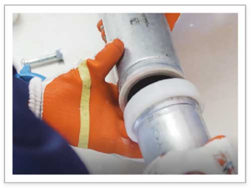 內(nèi)襯不銹鋼復(fù)合管溝槽連接