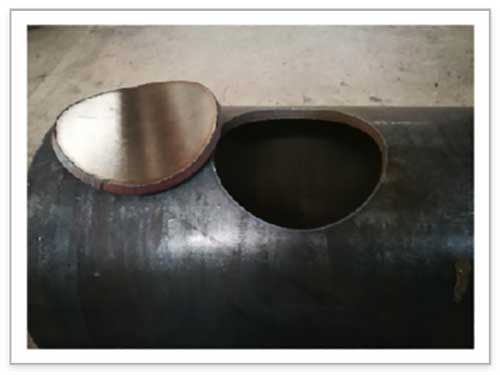 內(nèi)襯不銹鋼管切割、開孔